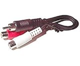 255010 RCA Y Adapter 6 2 Female to 1 Male