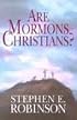 Are Mormons Christians