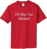 S.Horizon-I'll Miss You Michael T-Shirt~Red~Youth-SM