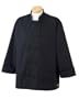Dickies Chef 7.5 oz Economy Chef Coat with Knot Buttons C070304 black XXX-Large