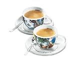 Set of 6 Saeco Designer Cappuccino Cups
