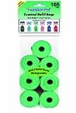 Pet Supplies : 5Star Cored Scented Dog Walking Poop Bags Green 105 Count