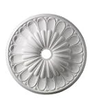Best Price ELK Lighting M1009WH Melon Reed Ceiling Medallion in White