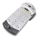 Apc Premium A/v Surge Protector with TEL2/SPLITTER, 1 Set Coax and 1 Set Coax Sp