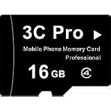3C Pro 16GB microSD microSDHC Memory Card Class 4 Bulk Pack - 3C_TF16G