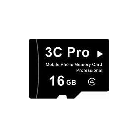 3C Pro 16GB microSD microSDHC Memory Card Class 4 Bulk Pack - 3C_TF16G