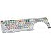 LogicKeyboard Pro Line Apple Final Cut Pro & Express - Extended, Ultra-Thin ALU Keyboard - Wired USB