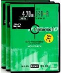 Intenso 4x DVD-R - 3 Disc Movie Pack