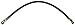 ACDelco Professional 18J1978 Rear Hydraulic Brake Hose Assembly
