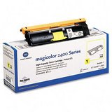 High-Yield Toner Cartridge for Konica Minolta Magicolor 2400, 2430, Yellow QMS1710587005