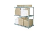 Wide Span Rack 96x48x60 With 3 Shelves Wire Deck 1100 Lb Capacity Per Level