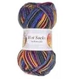 Eigenschaften Creativ Discount / Creativ Discount - Strumpfwolle ´Hot Socks print 50´, 50g, Fb. 287,