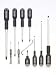 Westward 1CLG2 Phillips Screwdriver, #00, OAL 4 3/4 In, Rd