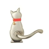 長沢製作所 わんにゃんレバーハンドル51 Cat-2 空錠 バックセット51mm TX-W20E-WB(ホワイトブロンズ)