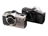 Picture Of Epson PhotoPC 650 - Digital camera - 1.1 Mpix - supported memory: CF - black, metallic silver