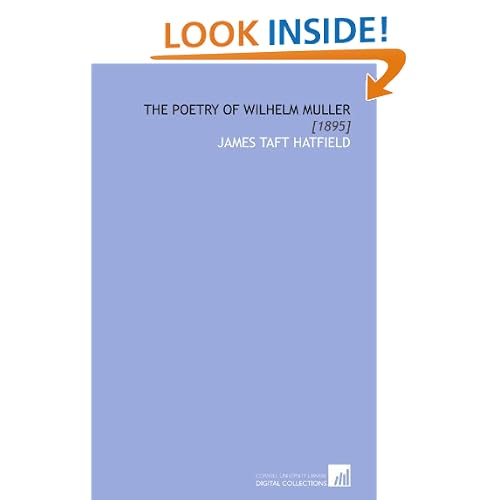 The Poetry of Wilhelm Muller: [1895]