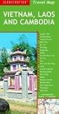 Vietnam, Laos and Cambodia Travel Map (Globetrotter Travel Map)