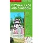 Vietnam, Laos and Cambodia Travel Map (Globetrotter Travel Map)