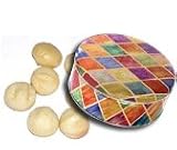 1 and 1/2 lb Macadamia Nuts Tin - Diamonds