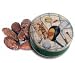 Gourmet Food : 1 and 1/2 lb Smoked Almonds Tin - Golf