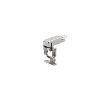 Stainless Steel 304 Spring Loaded Corner Fastener Latch with Molded Counter Plate, Polished Finish, Non Locking, 2 25/64" Length (Pack of 1)