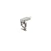 Stainless Steel 304 Spring Loaded Corner Fastener Latch with Molded Counter Plate, Polished Finish, Non Locking, 2 25/64" Length (Pack of 1)