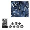 Eigenschaften Chessex 27488 / Chessex 27488 - Würfelset Phantom schwarz/silber, 7 verschiedene Würfel