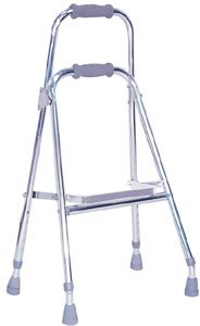 Folding Hemi Walker™ Aluminum hemi folding walker, adjustable height