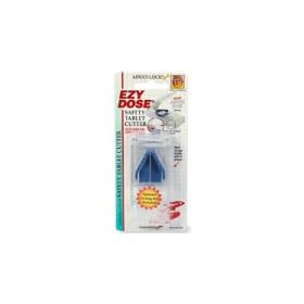 EZY Dose Adult-Lock Safety Tablet Cutter, Crystal Clear