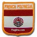 French Polynesia - Country Shield Patches