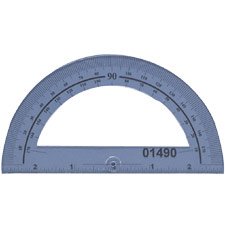 Sparco Products Plastic Protractor, 6 Long, Clear by Drafting Tools