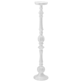 Zodax Torino Mango Wood Pillar Holders, White, 30 by Zodax