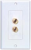 Dayton WP-2B Wallplate Double Banana/Binding Post