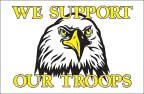 Support Our Troops - We Support Our Troops/Eagle flag