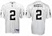 JaMarcus Russell Oakland Raiders #2 Authentic Reebok NFL Football Jersey (White)