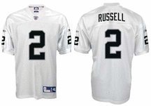JaMarcus Russell Oakland Raiders #2 Authentic Reebok NFL Football Jersey (White)