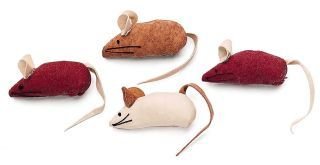 Ethical Cat Faux Suede Mice Assorted 4 Pack – 2095