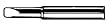 Weller ST4 .187" x 0.750" ST Series Screwdriver Tip for WP25, WP30, WP35, WLC100