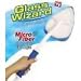 Glass Wizard, Glass Surface Cleaner w/ Microfiber Glass Wizard As Seen On TV has a unique microfiber that cleans like magic! The Glass Wizard As Seen On TV has a wedge-shaped flexible pivoting head conforms to curves and corners. It's the Easiest Way to Clean Glass! It's specially designed wedge-shaped head easily goes where you can't. It quickly cleans film and build-up right before your eyes. In just one pass, you will have sparkling clean glass! Great For:WindowsSliding DoorsMirrorsTilesWindshieldsAnd More! Cleans:FingerprintsHazeSmudgesDustFogWater SpotsSmoke FilmAnd More! Attaches to a standard pole for extended reach (pole not included). Includes: Glass Wizard cleaning tool, 2 reversible & reusable microfiber cleaning bonnets, 1 mesh 'Grime Buster' bonnet.