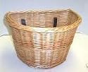 Electra Wicker Basket with Straps Front Handlebar Mount