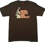 BOB MARLEY - Rebel Music - Chocolate T-shirt
