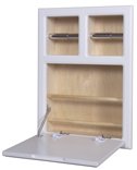Bathroom Organization Double Station - Bos1220 White Bath Org Station