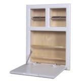 Bathroom Organization Double Station - Bos1220 White Bath Org Station by Hide-Away Ironing Boards, Inc.