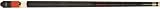 Floating Balls Red Lava Light Up Hardwood Dashed Pool Cue