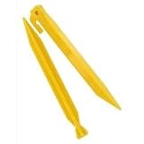 Gelert Peg001 Plastic Power Peg Yellow X10 8In
