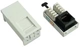Euronetwork Uniflex Data Wallport System: RJ45 Cat5e Module 25x50mm, White