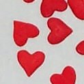 Gourmet Food : Jumbo Red Heart Sprinkles/Quins