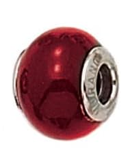 Zable January Birthstones Murano Glass Sterling Silver Charm
