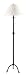 Cal Lighting BO-903FL Pennyfoot Standing Floor Lamp, Matte Black