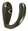 Battalion 1XNG9 Coat Hook, Single Hook, Pewter